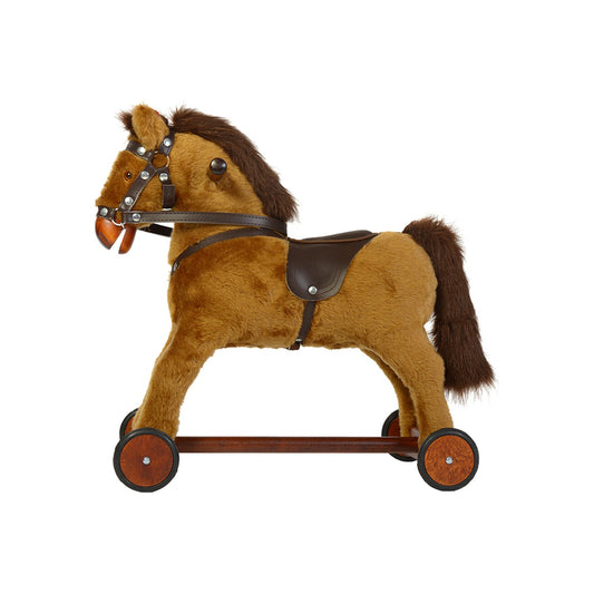 Mini-Rutschpferd Max – Seitenansicht des Kinder-Rutschpferds