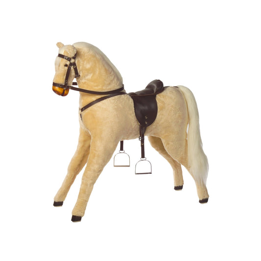 Plüschpferd Spielpferd Elena – Vorderansicht des liebevoll gestalteten Plüschpferds