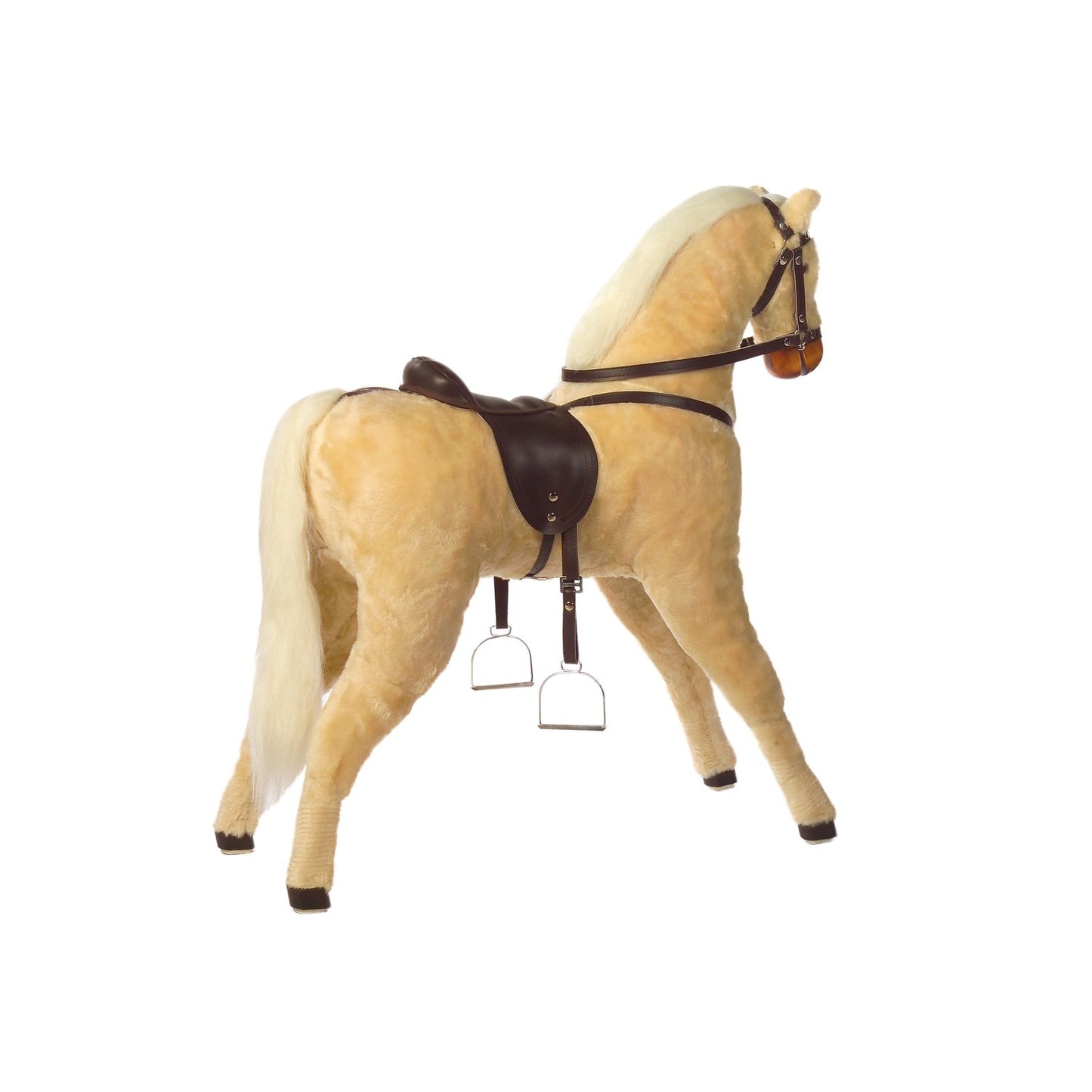 Plüschpferd Spielpferd Elena – Rückansicht des kuscheligen Kinder-Spielpferds