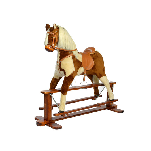 Schaukelpferd Paris – Vorderansicht des eleganten Kinder-Schaukelpferds