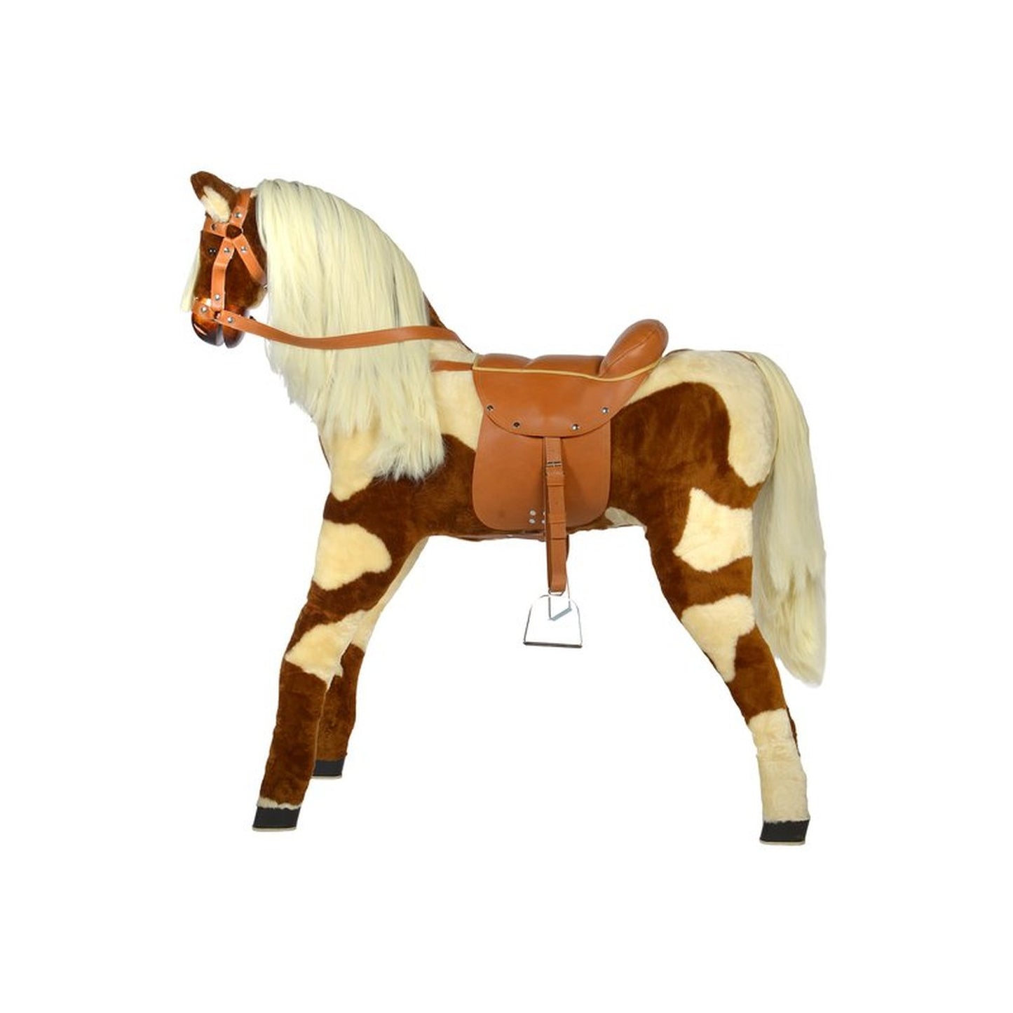 Zaumzeug-Set für XXXL-Schaukelpferde in Hellbraun