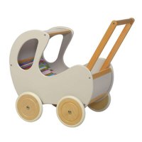 Unsere Puppenwagen aus stabilem Holz...