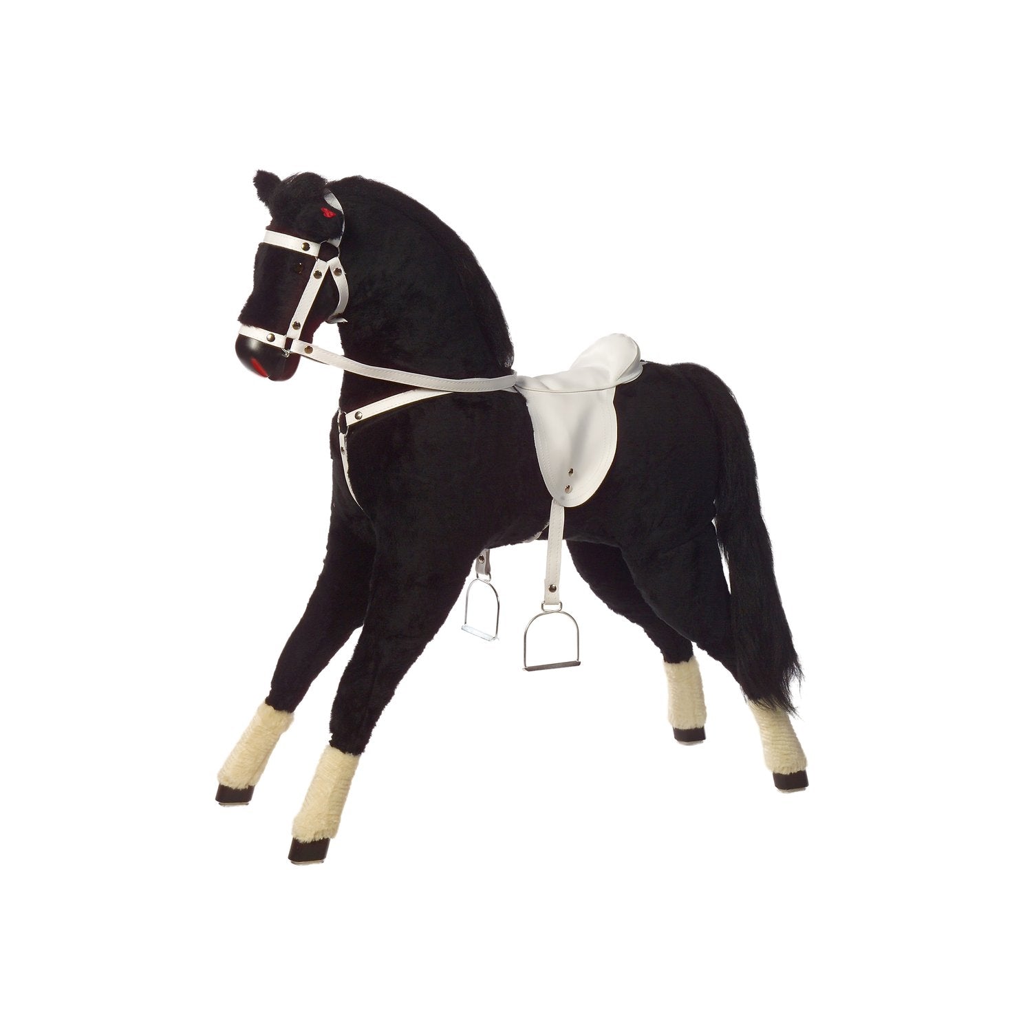 Plüschpferd Stehpferd Callino – Vorderansicht des kuscheligen Kinderpferds
