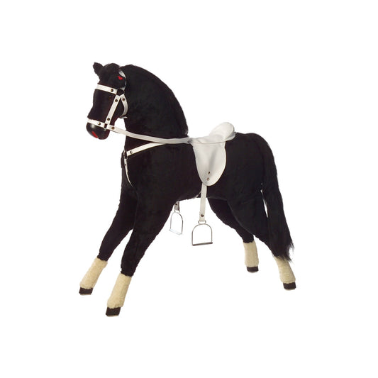 Plüschpferd Stehpferd Callino – Vorderansicht des kuscheligen Kinderpferds
