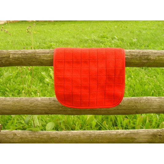 Satteldecke für Schaukelpferde in 2 Größen in Rot
