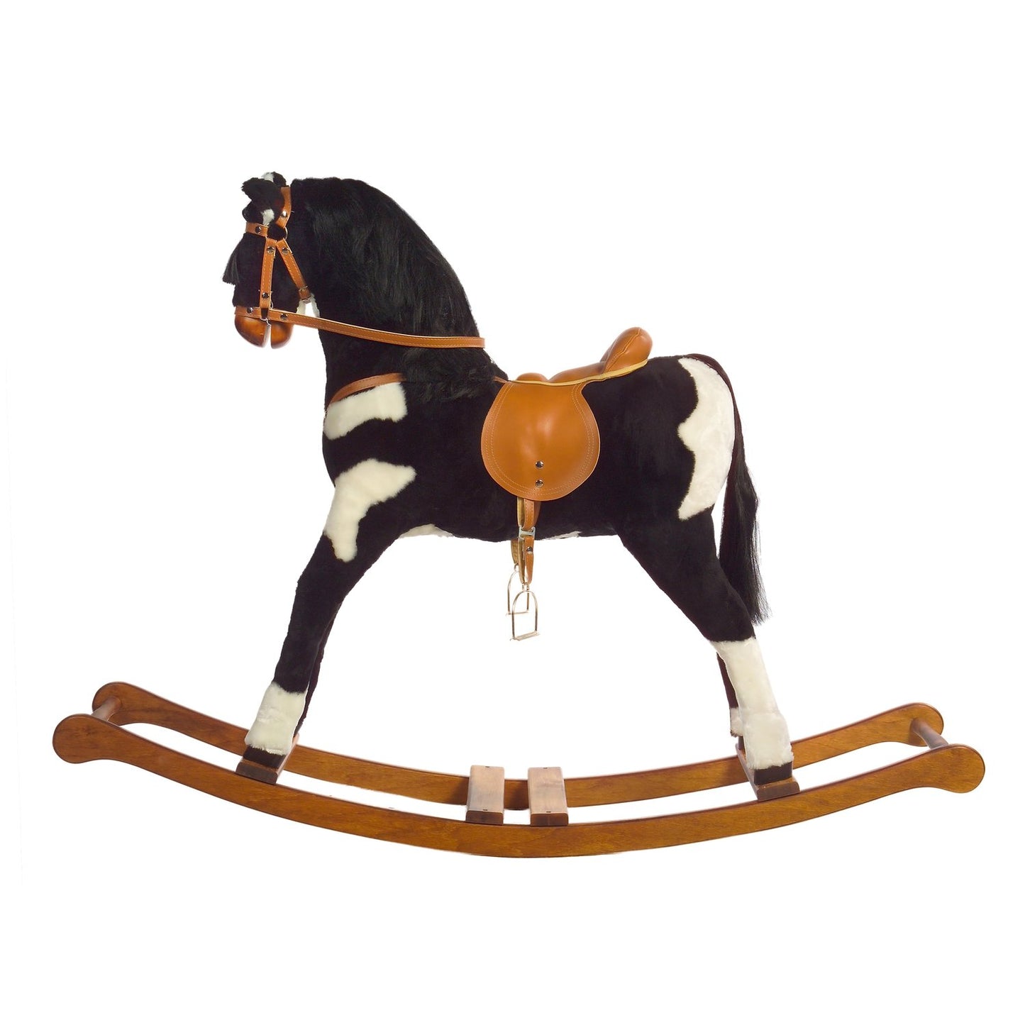 Schaukelpferd La Rose – Seitenansicht für Kinderzimmer
