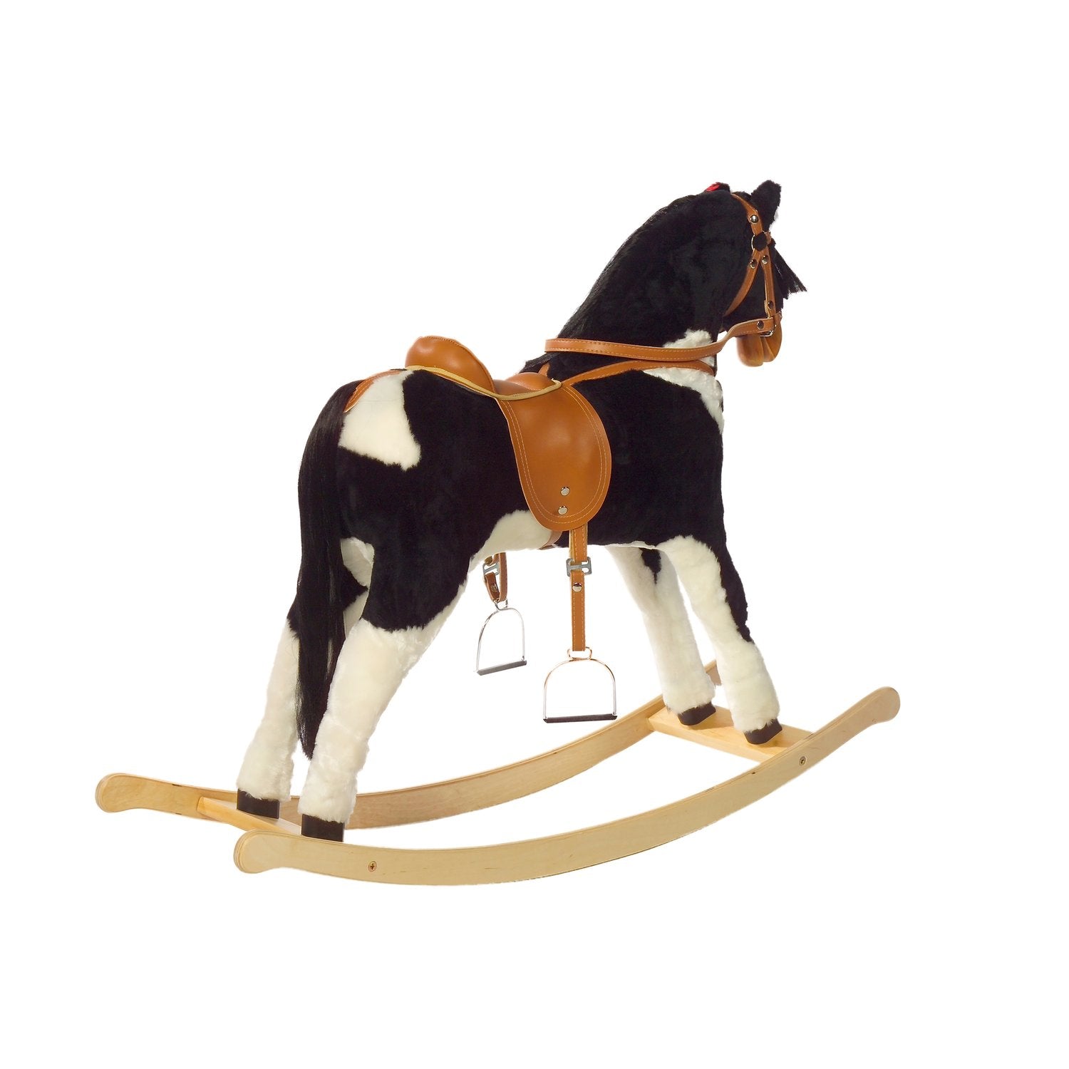 Schaukelpferd Lady – Rückansicht mit sicherem Sitz
