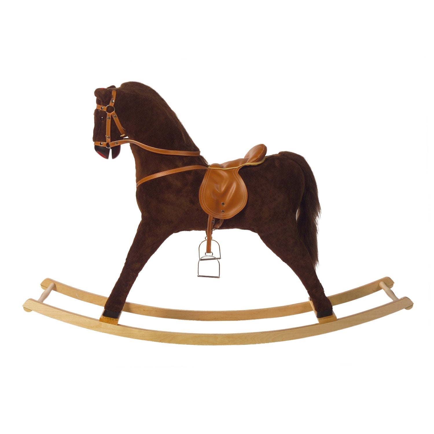 Schaukelpferd Lord – Seitenansicht mit klassischem Design

