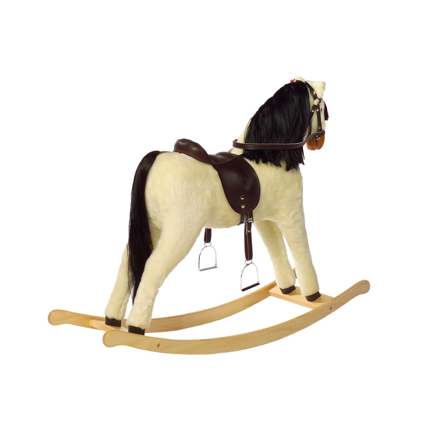 Schaukelpferd Marie – Rückansicht des Kinder-Schaukelpferds
