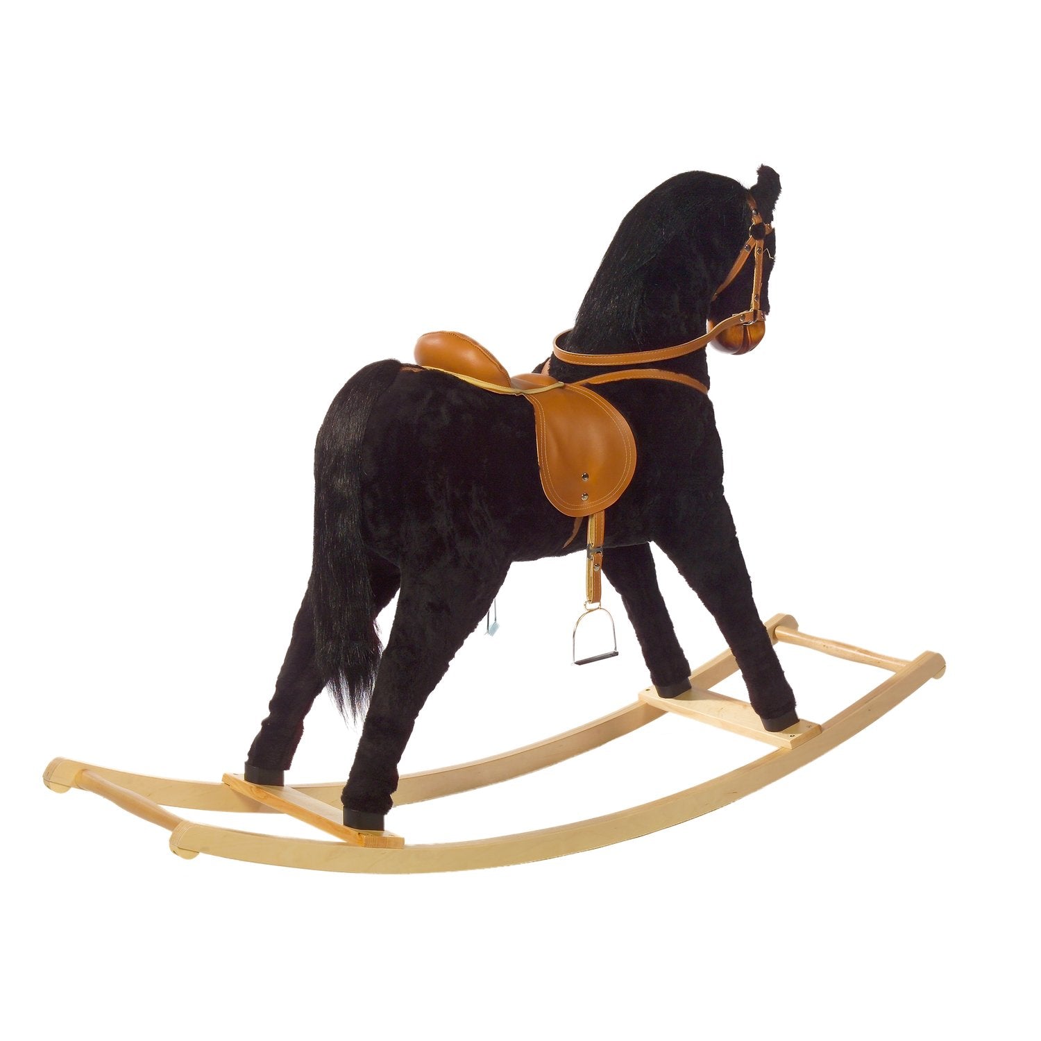 Schaukelpferd Prince – Rückansicht des Kinder-Schaukelpferds
