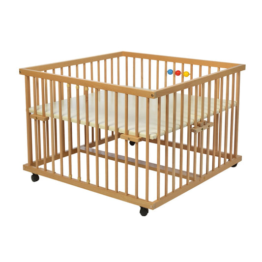 Zwillingslaufgitter  – natur unbehandelt, Gesammtansicht
