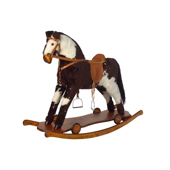 Schaukelpferd Cheyenne auf Rollbrett
