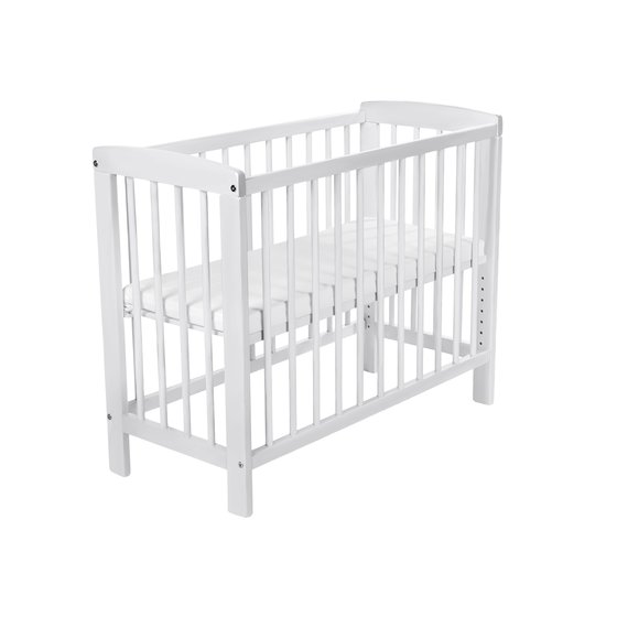 Kidsmax Beistellbett Alexander 120x60 wei lackiert